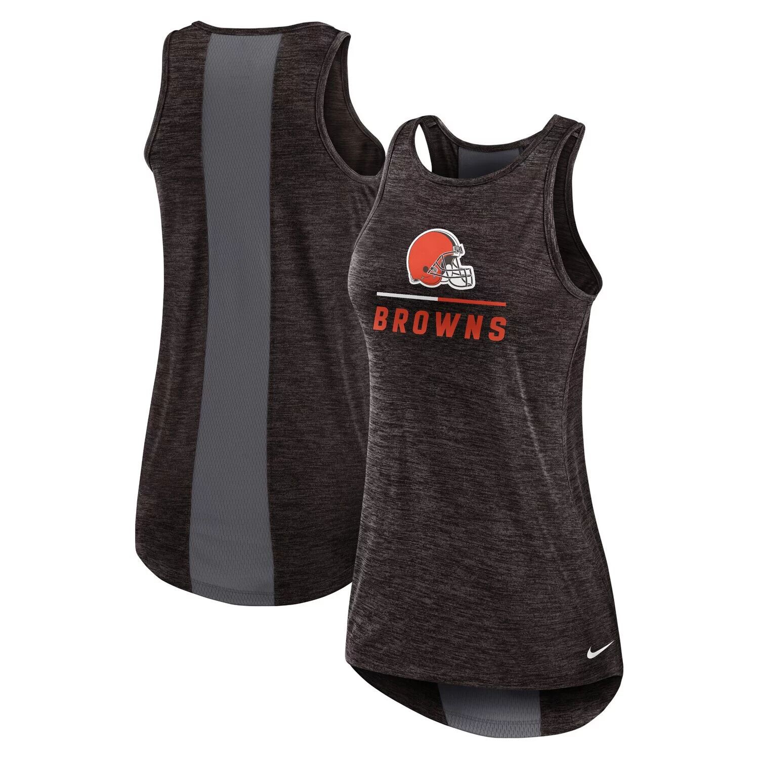 

Женская майка с высоким воротником Nike Brown Cleveland Browns Performance Nike
