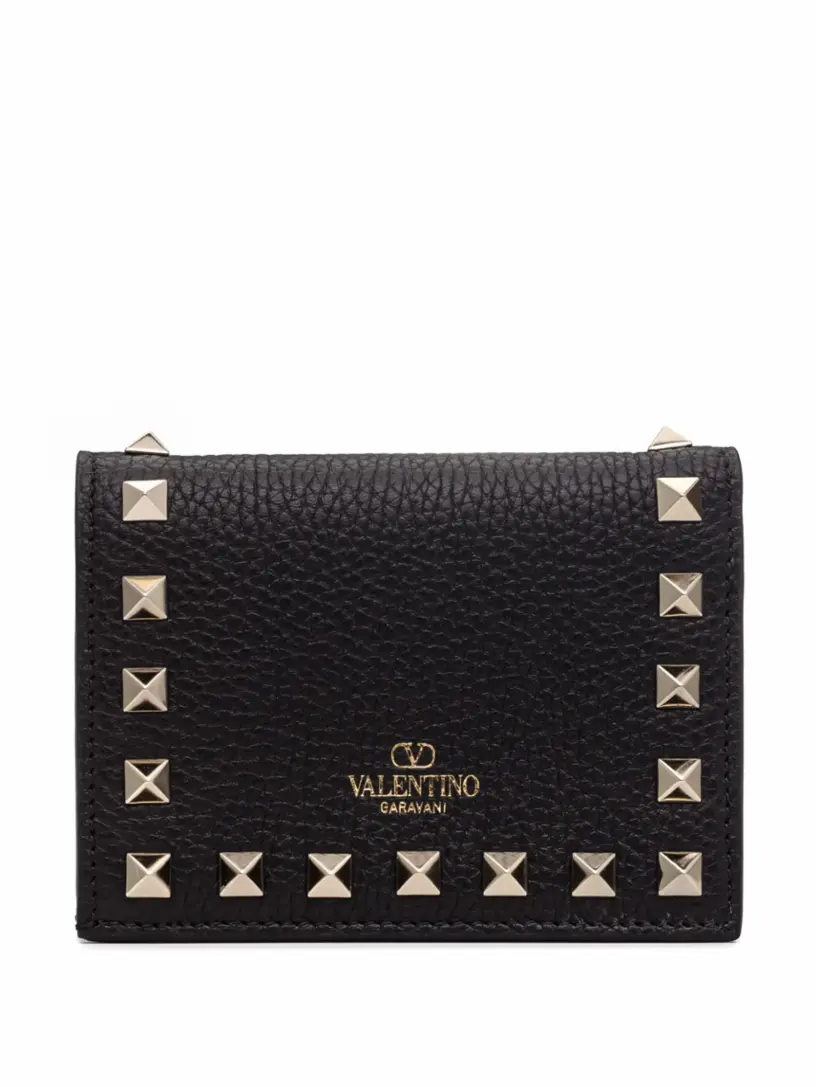

Былғары әмиян Rockstud Valentino Garavani, черный