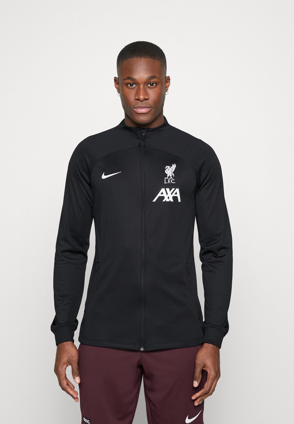 

Спортивная куртка Nike Liverpool Fc Strike Track Jacket, черный / ядовито-зеленый