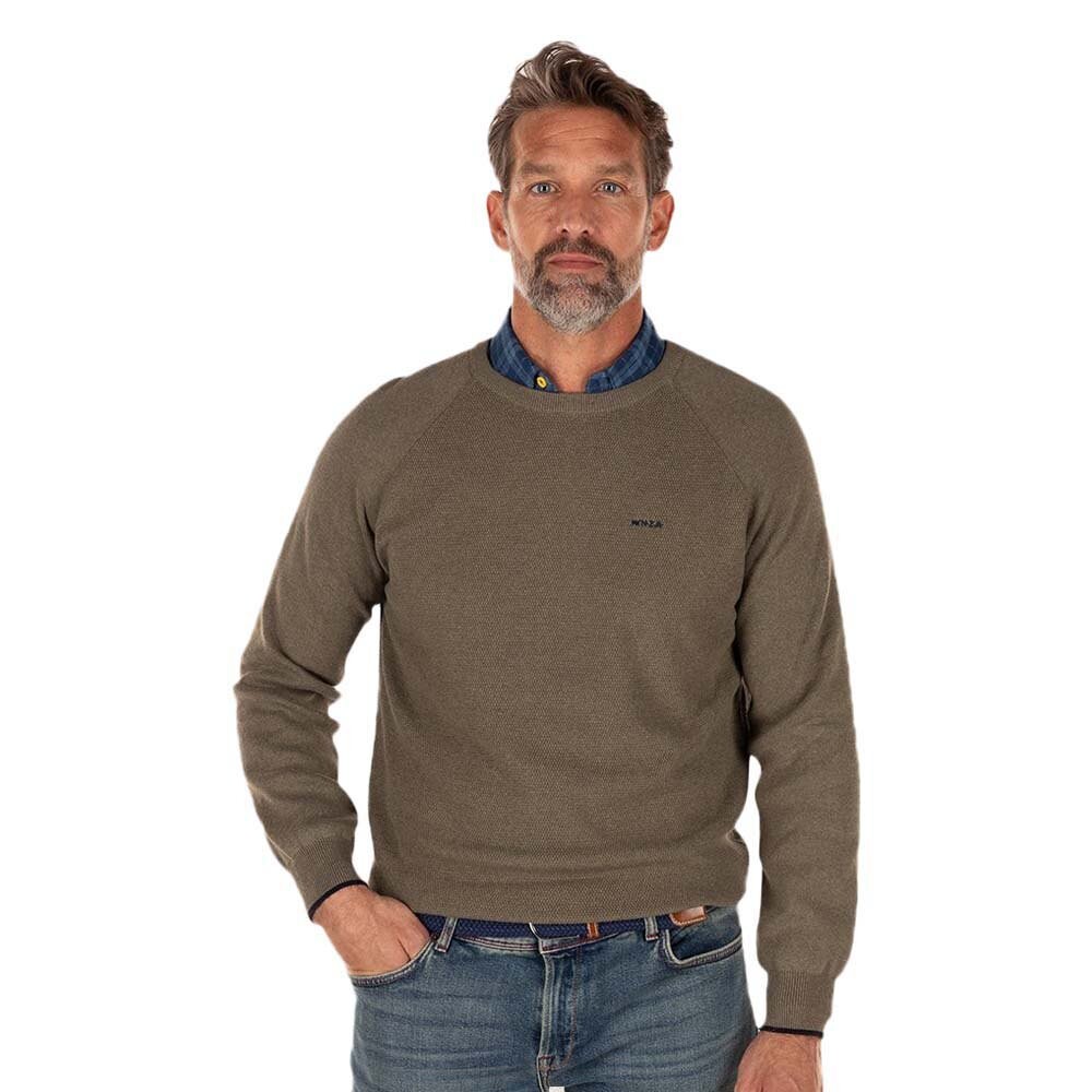 

Свитер Nza New Zealand Alph round neck, коричневый