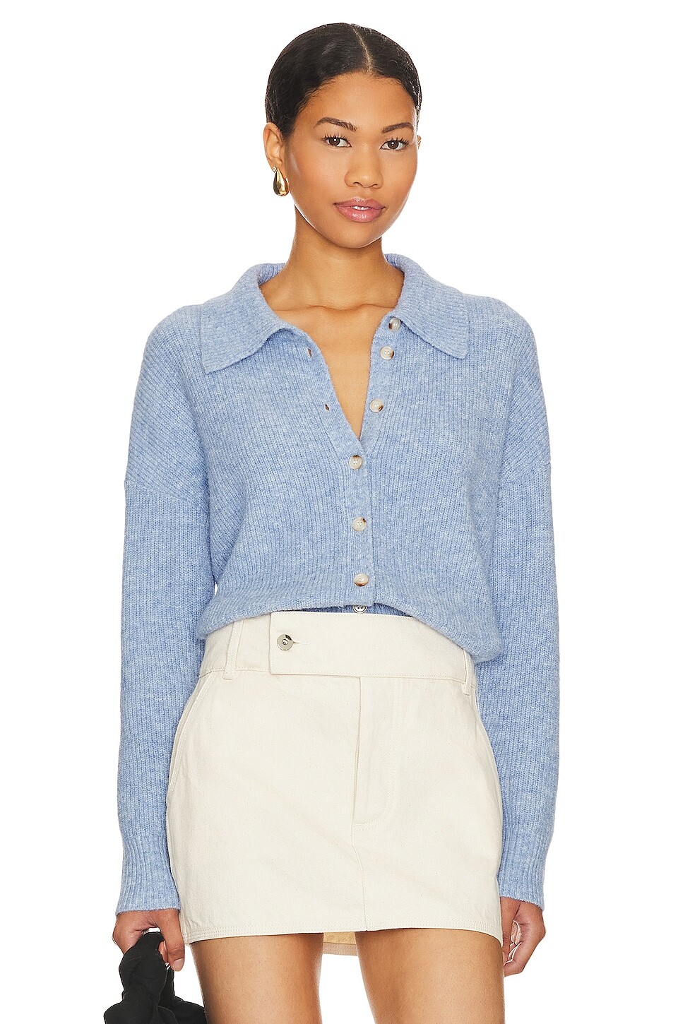 

Свитер Central Park West Mia Button Up Shirt, синий