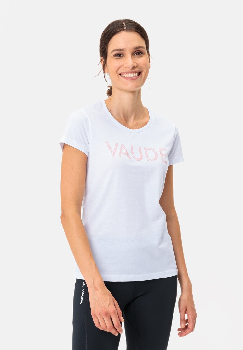 

Футболка с принтом GRAPHIC Vaude, цвет white soft rose