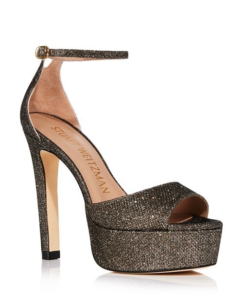 

Женские сандалии на платформе в стиле диско Stuart Weitzman, цвет Brown
