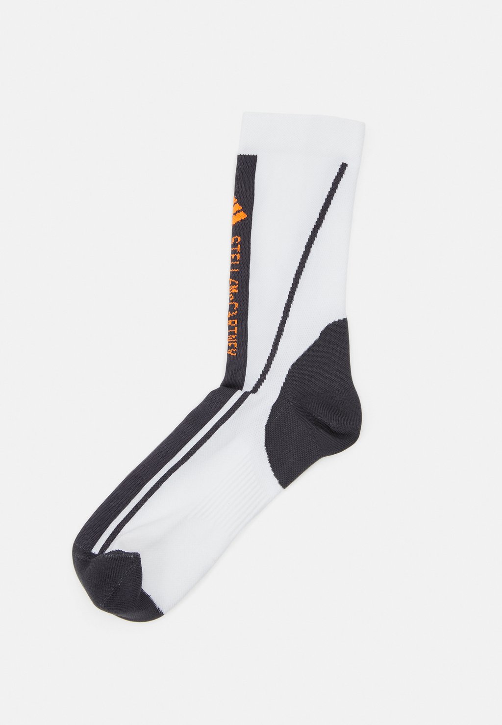 Спортивные носки CREW adidas by Stella McCartney, цвет white/utility black/signal orange