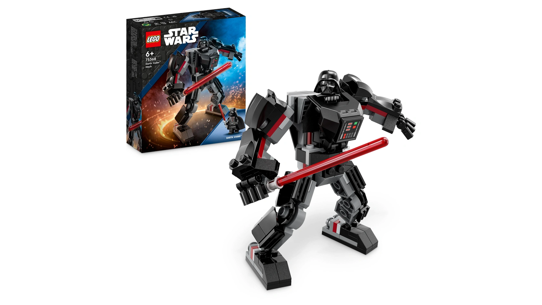 Lego Star Wars Мех Дарта Вейдера, сборная фигурка чехол mypads star wars дарт вейдер для samsung galaxy s23 plus задняя панель накладка бампер