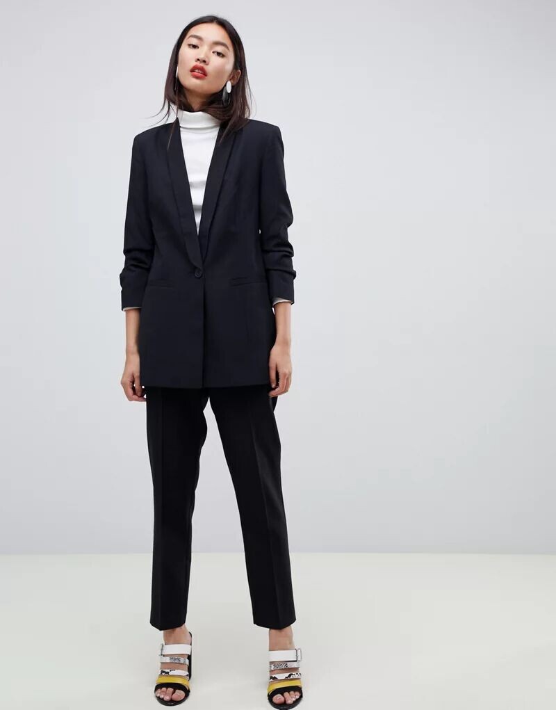 

Комбинированный пиджак ASOS