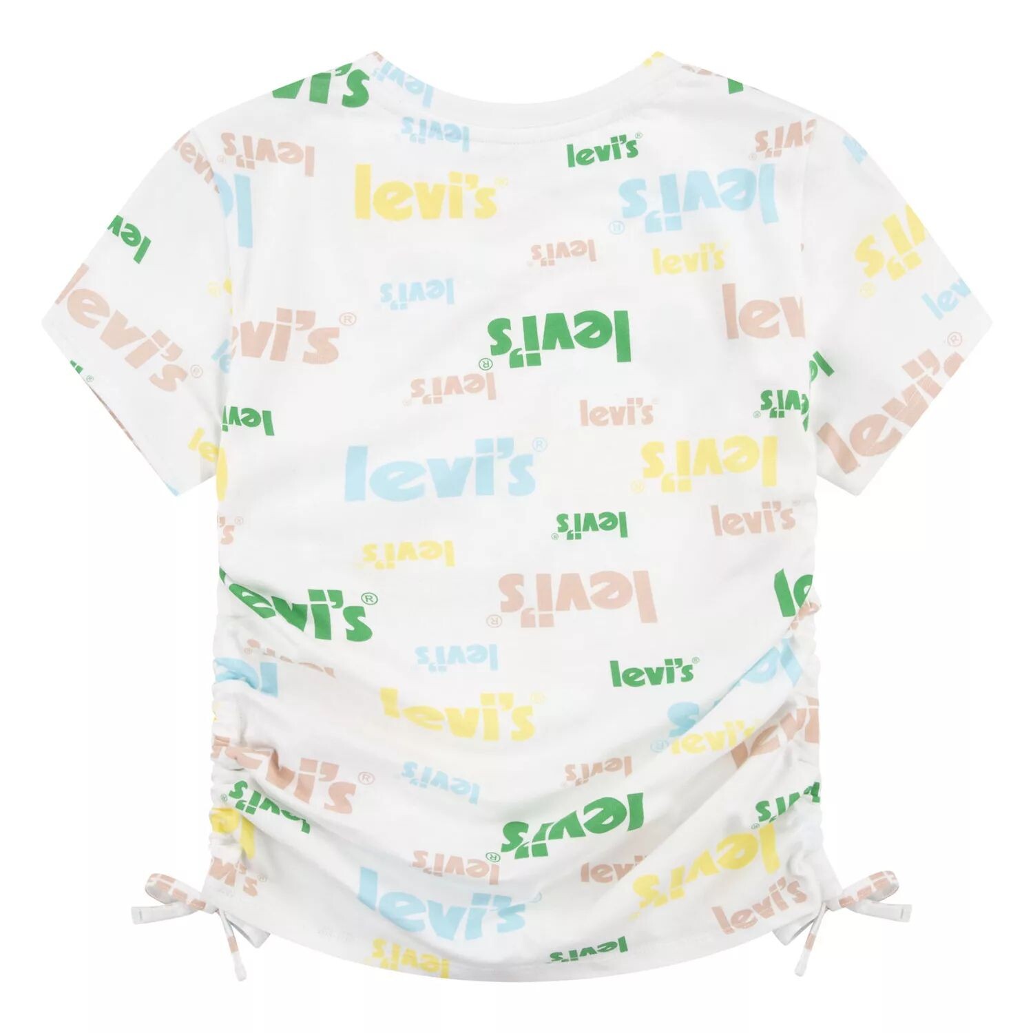 

Футболка Levi's с завязками по бокам и логотипом для девочек 7–16 лет Levi's