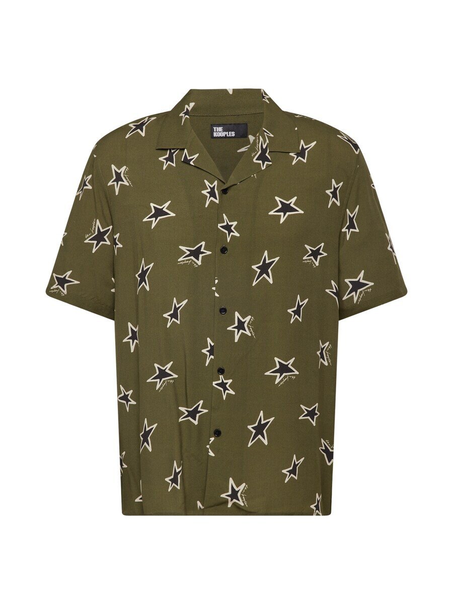

Рубашка The Kooples Comfort fit Button Up, оливковый