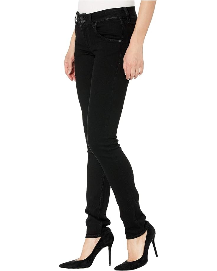 

Джинсы Hudson Jeans Collin Mid-Rise Skinny in Black, черный
