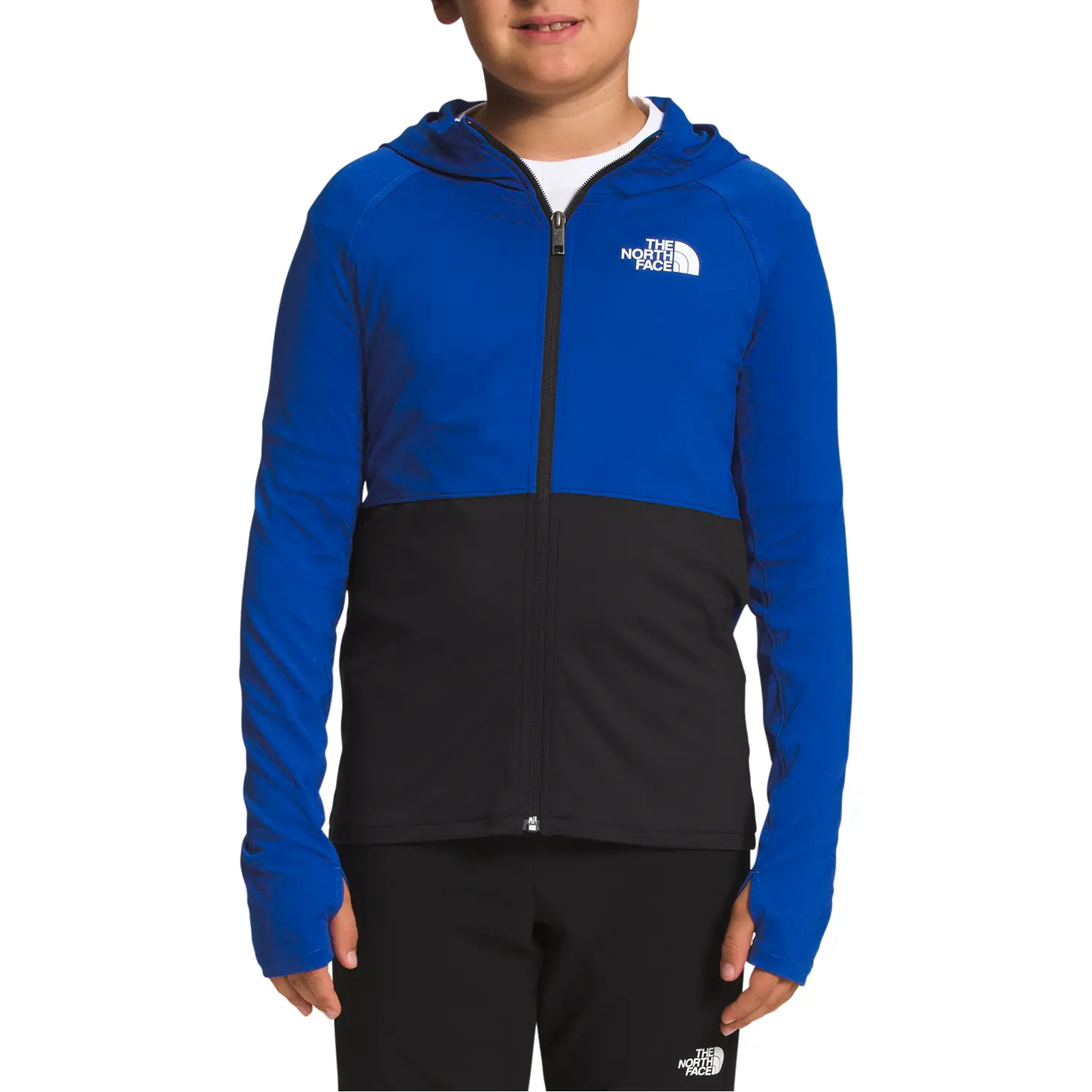 

Худи The North Face Amphibious Full Zip Sun, цвет TNF Blue