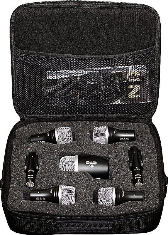 

Комплект микрофонов CAD STAGE7 Premium 7-Piece Drum Mic Pack