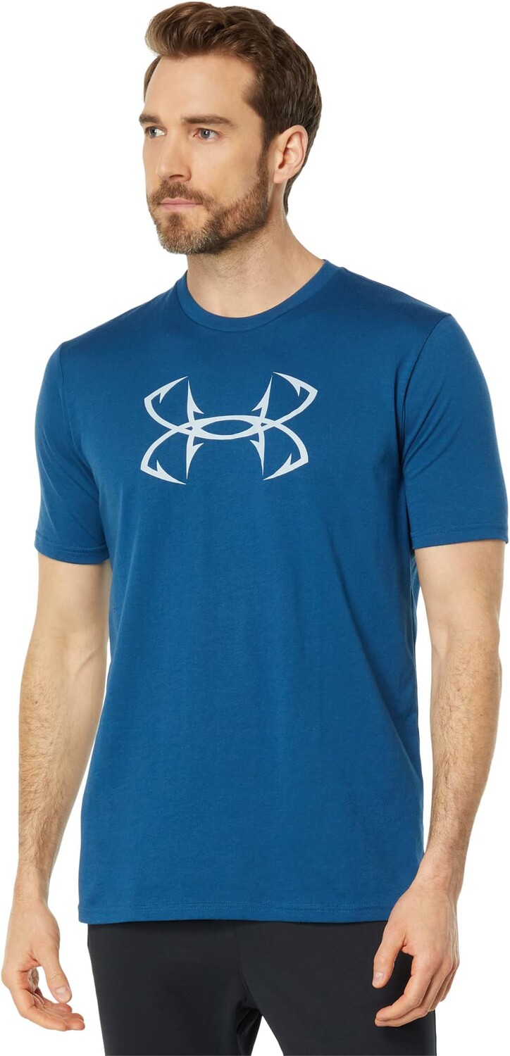 

Футболка с логотипом Fish Hook Under Armour, цвет Deep Sea/Breaker Blue