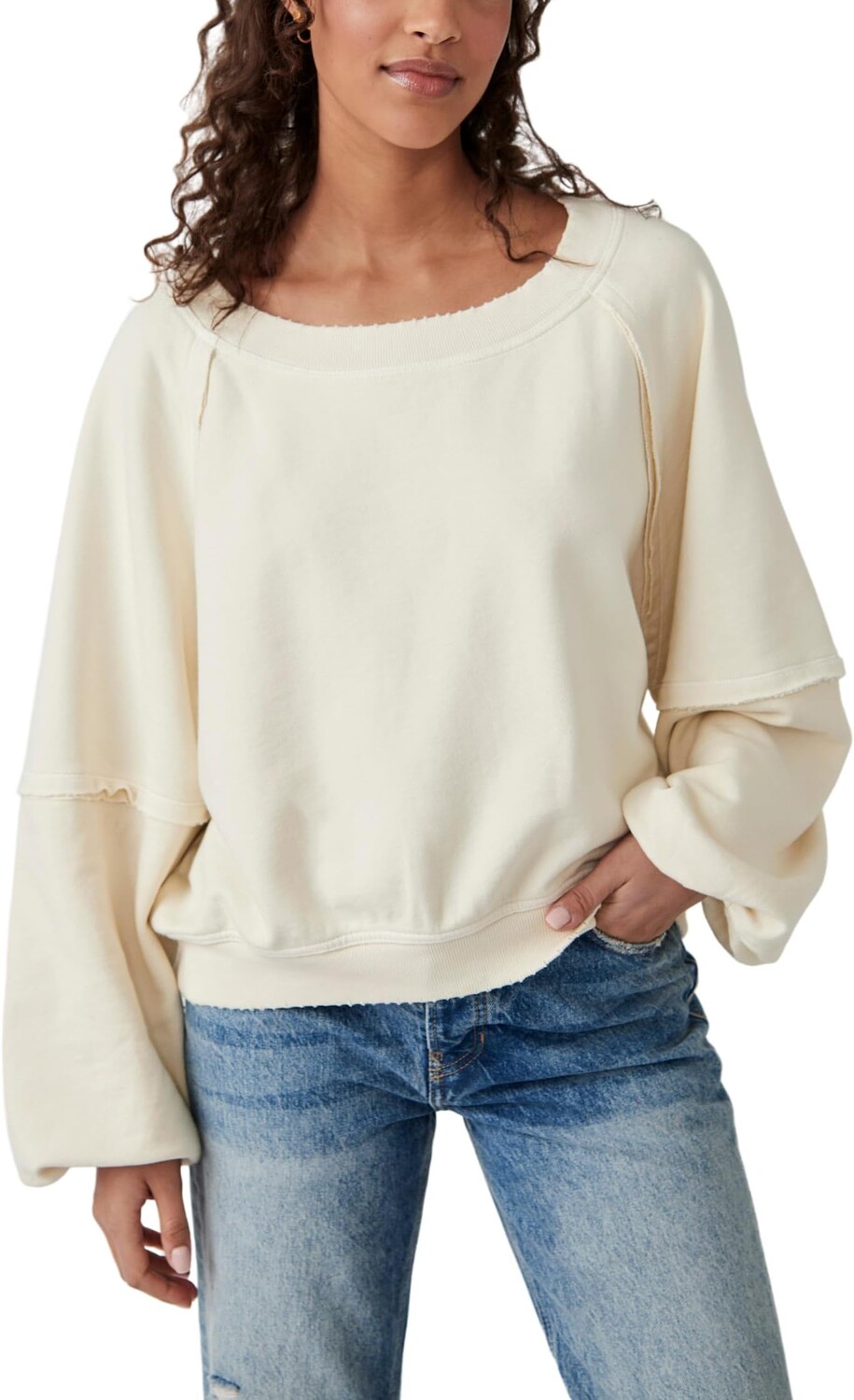 

Толстовка Sweet Deets Free People, цвет Cheesecake