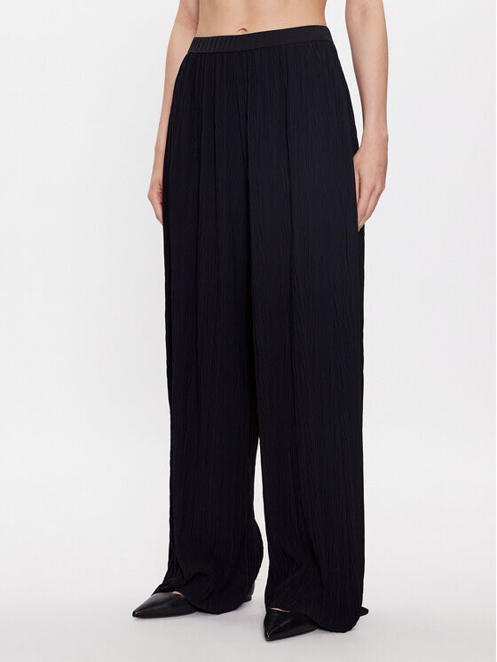 

Широкие брюки из ткани Max Mara Leisure, черный