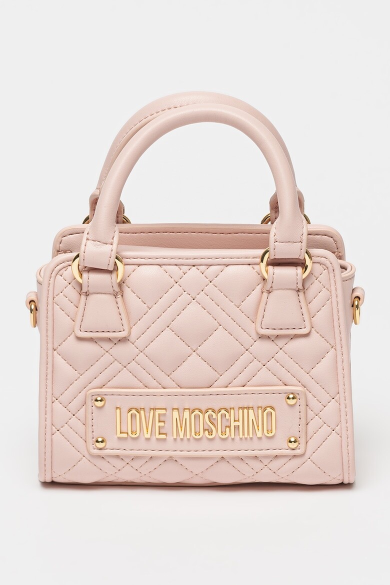 

Маленькая стеганая сумка Love Moschino, розовый