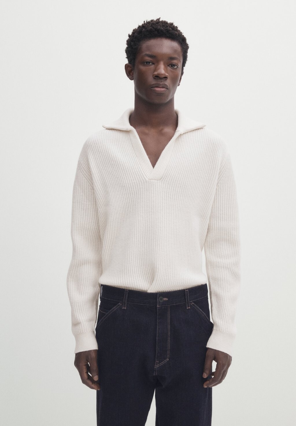 

Свитер Massimo Dutti, бежевый