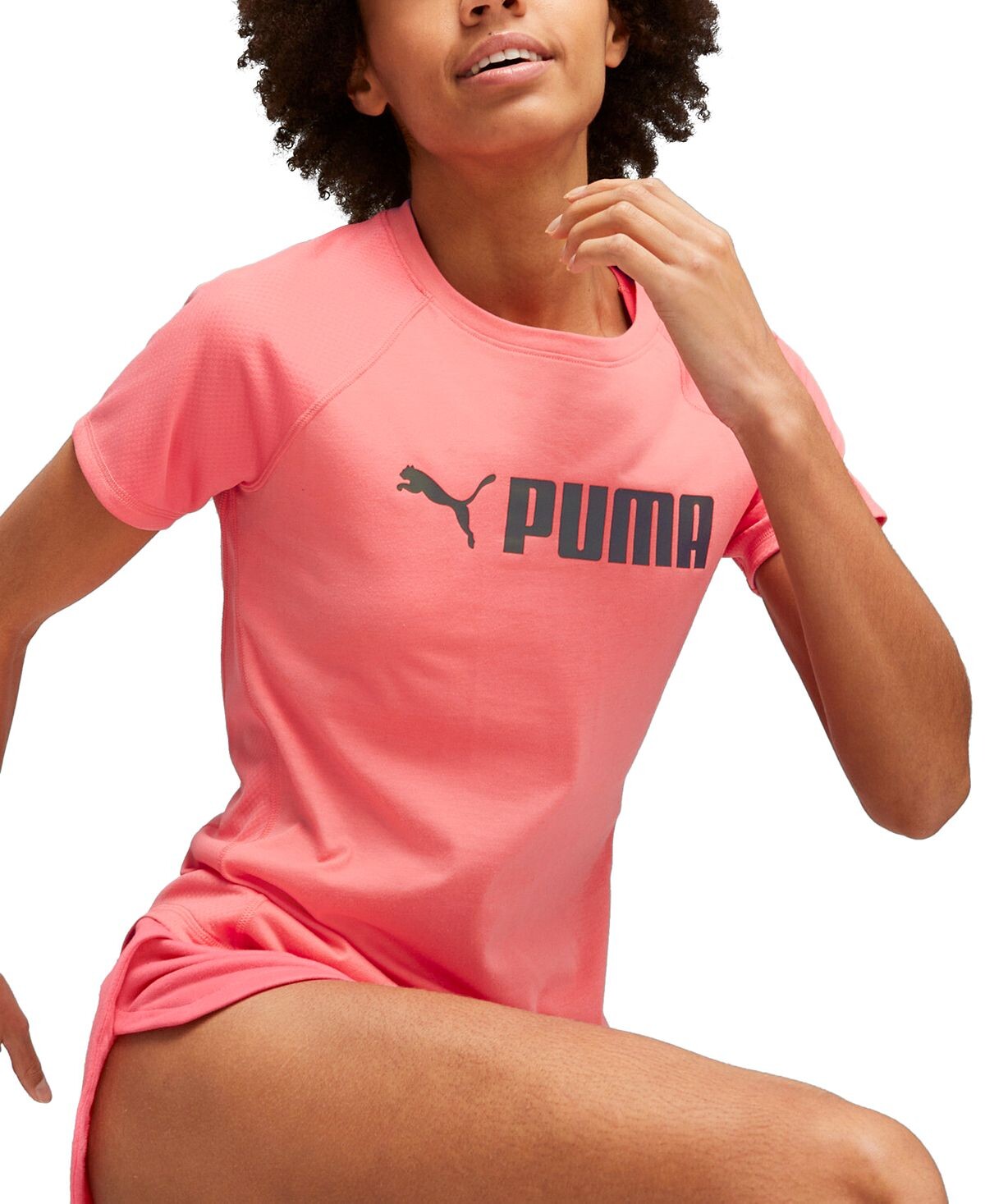 

Женская тренировочная футболка с круглым вырезом и логотипом Puma