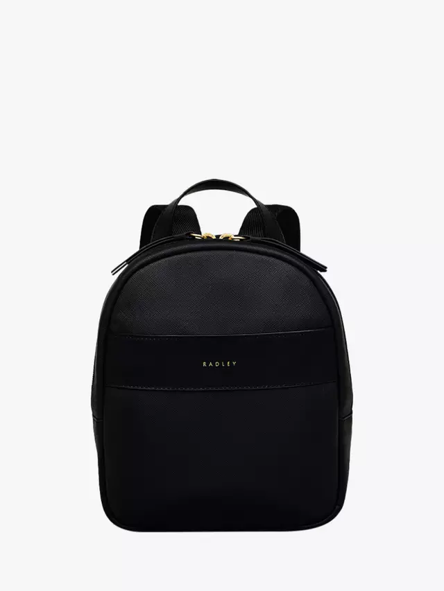 

Рюкзак Radley Suffolk Road Leather Small Zip-Around, черный