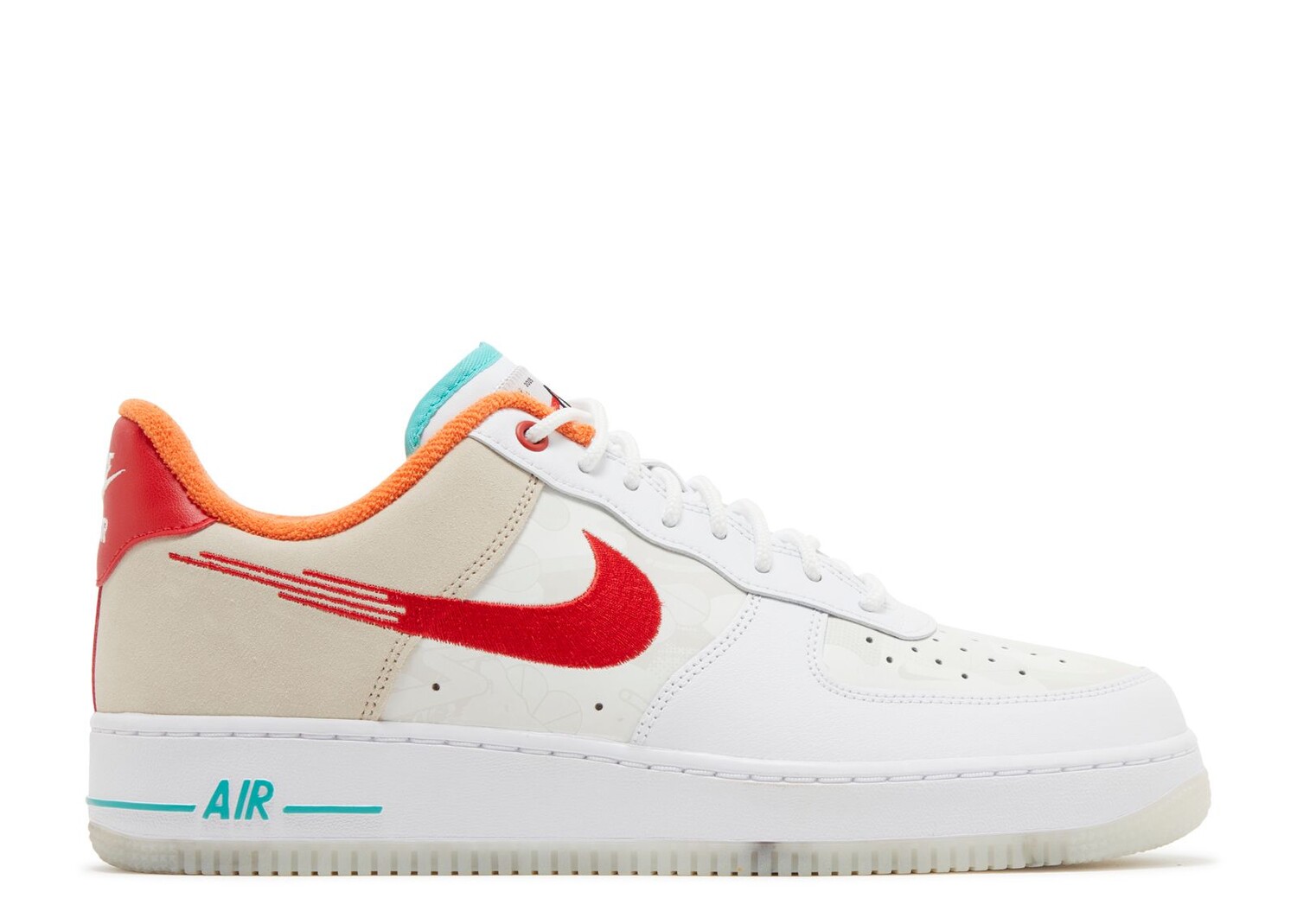 

Кроссовки Nike Air Force 1 '07 Premium 'Leap High', белый, Белый;серый