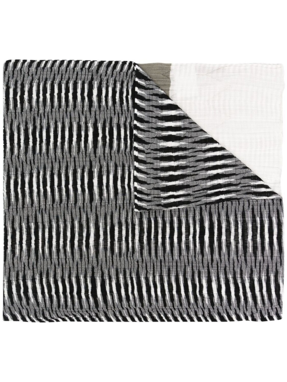 

Missoni шарф с вышивкой в технике пэчворк, черный