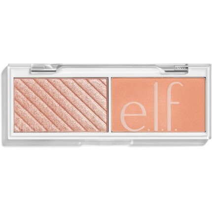 

Палетка хайлайтеров elf Bite-Size Face Duo, бронзатора и румян белого персика, 0,049 унции E.L.F.
