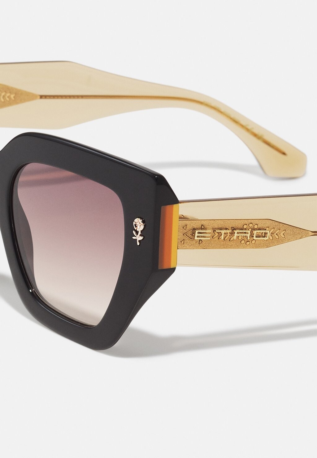 

Солнцезащитные очки ETRO, черно-желтые