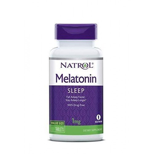 Natrol, Мелатонин 1 мг 90 таблеток natrol мелатонин быстрорастворимый клубника 5 мг 90 таблеток
