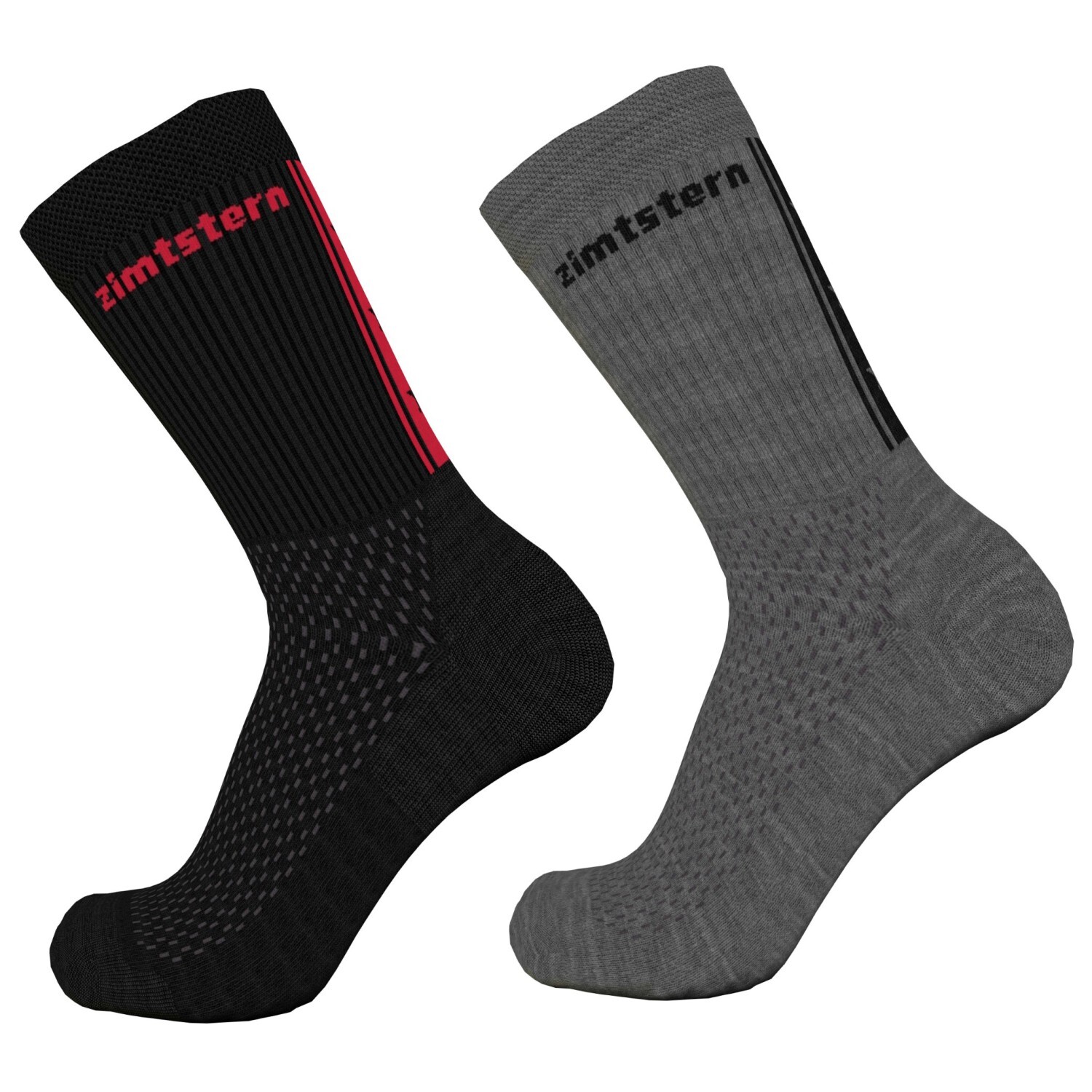 

Многофункциональные носки Zimtstern Starsockz 2-Pack, цвет Pirate Black/Gun Metal Melange