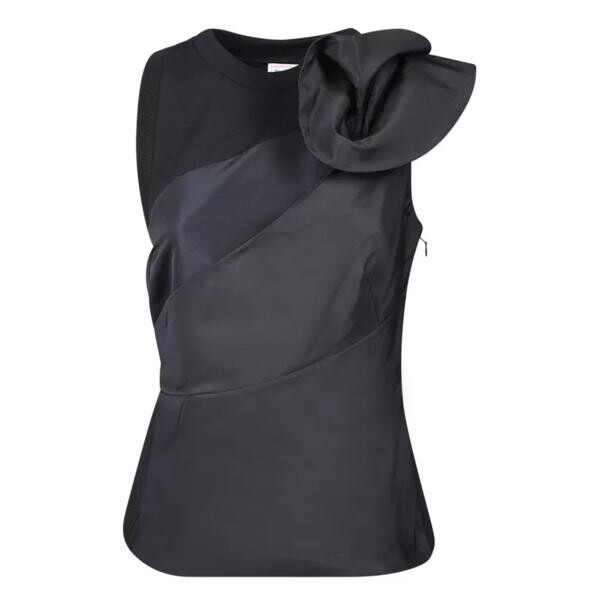 

Футболка asymmetric top Alexander Mcqueen, черный
