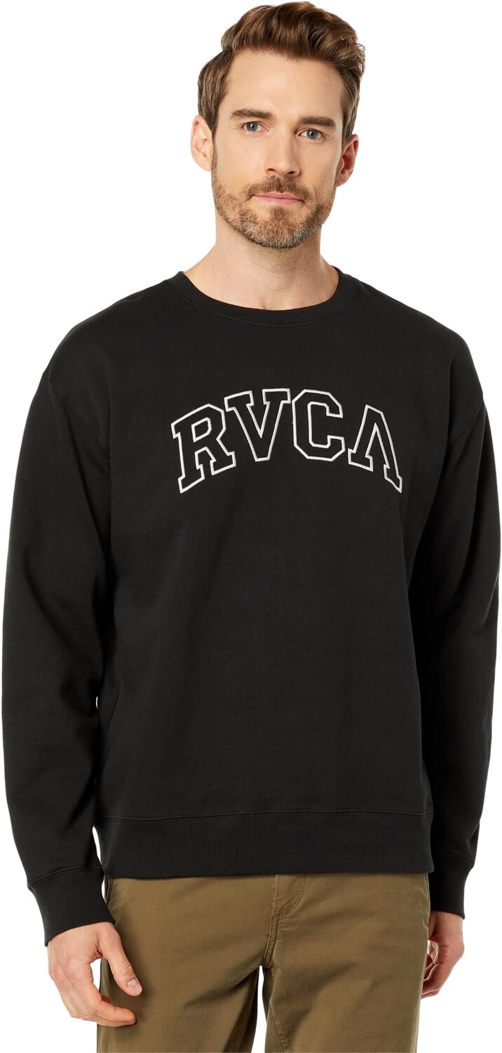 

Толстовка Hastings Embroidered Crew RVCA, черный