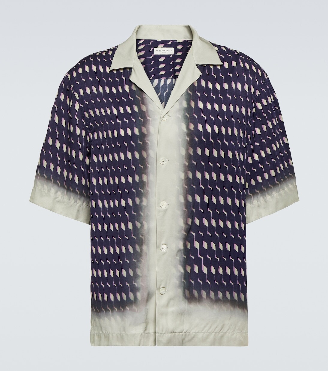 

Рубашка для боулинга с принтом Dries Van Noten, синий