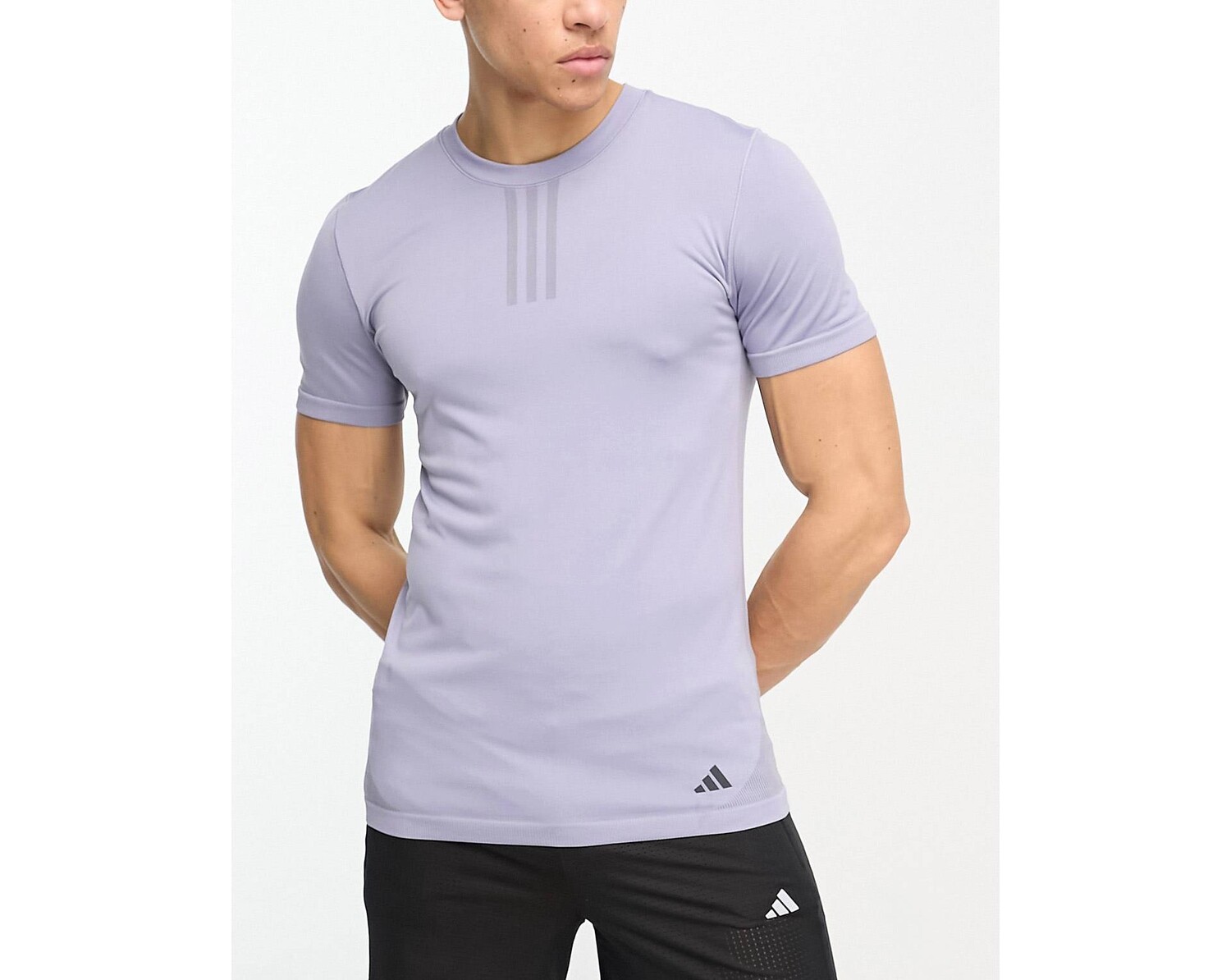

Сиреневая футболка adidas Yoga studio adidas performance