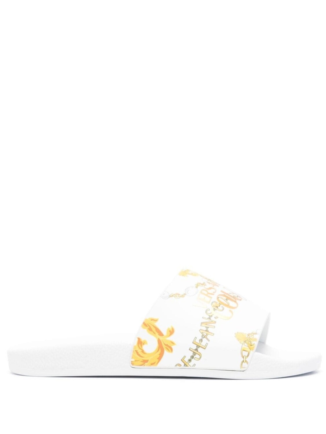 

Versace Jeans Couture шлепанцы с логотипом, белый