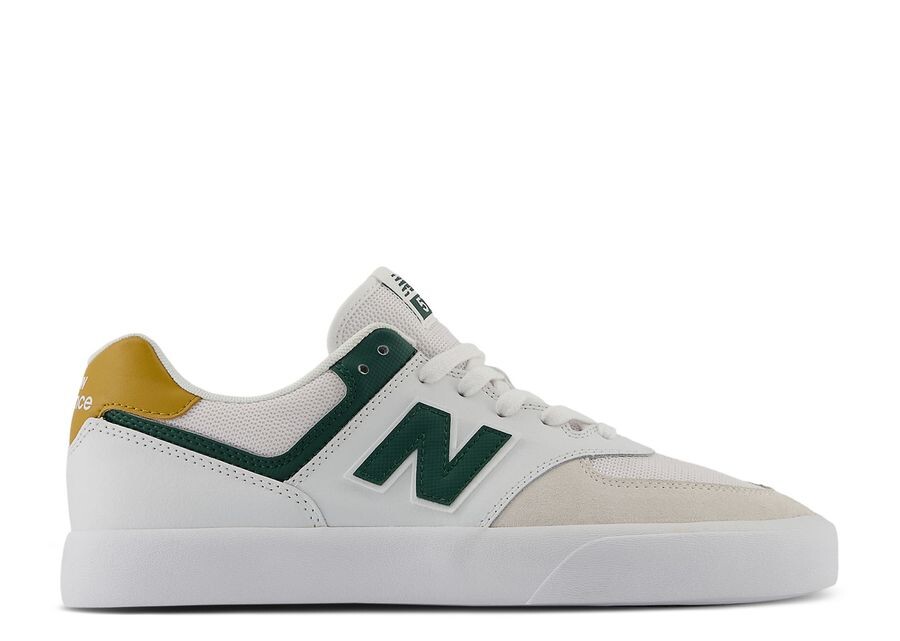 

Кроссовки New Balance Numeric 574 Vulc 'White Nightwatch Green', белый