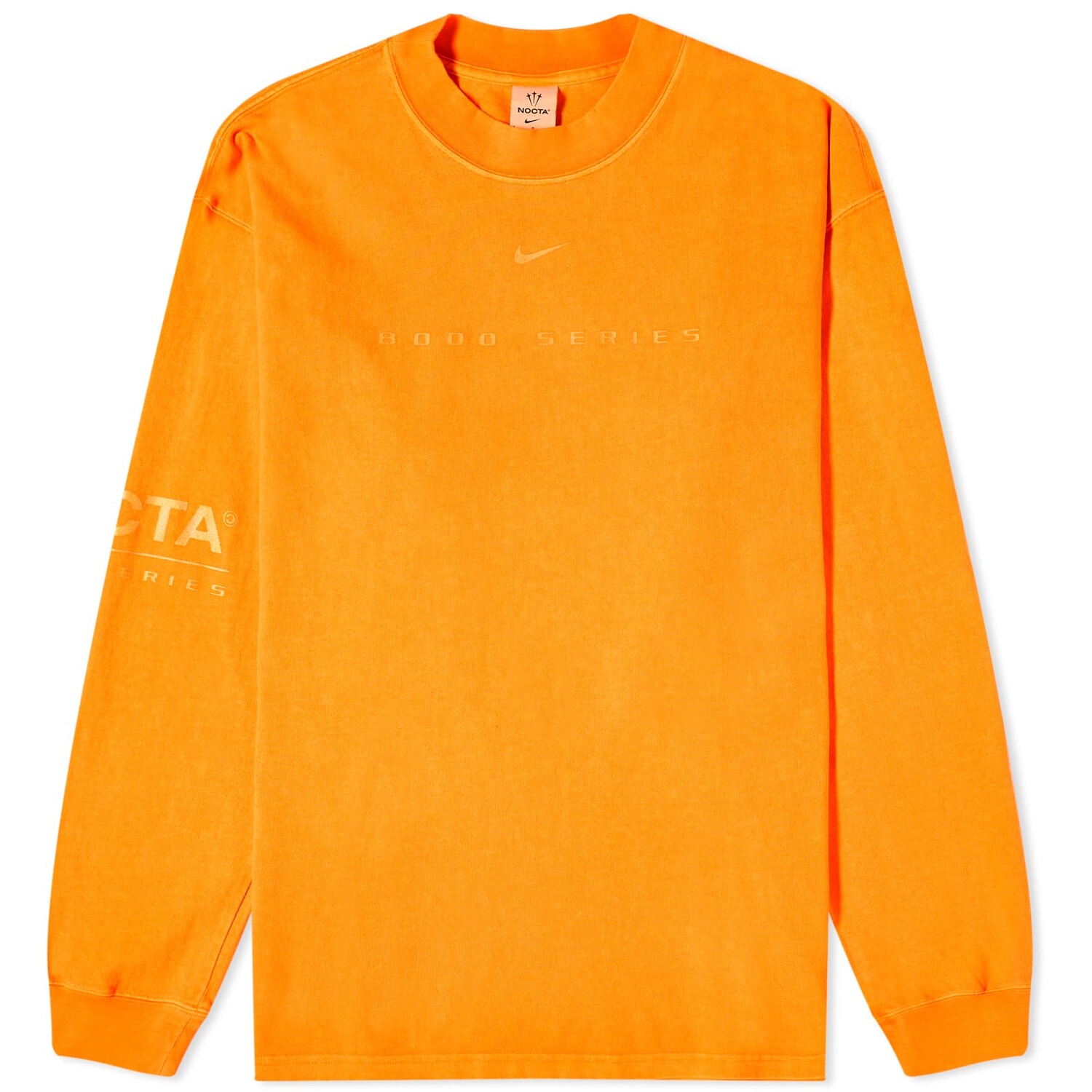 

Футболка Nike X Nocta Nrg Long Sleeve Mock Neck, цвет Orange Horizon