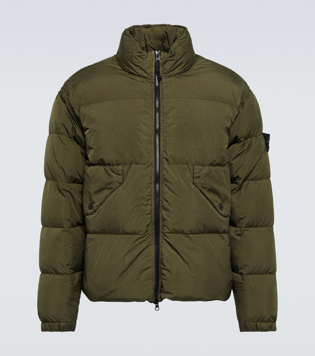 

Куртка со вставками из пуха Stone Island, зеленый