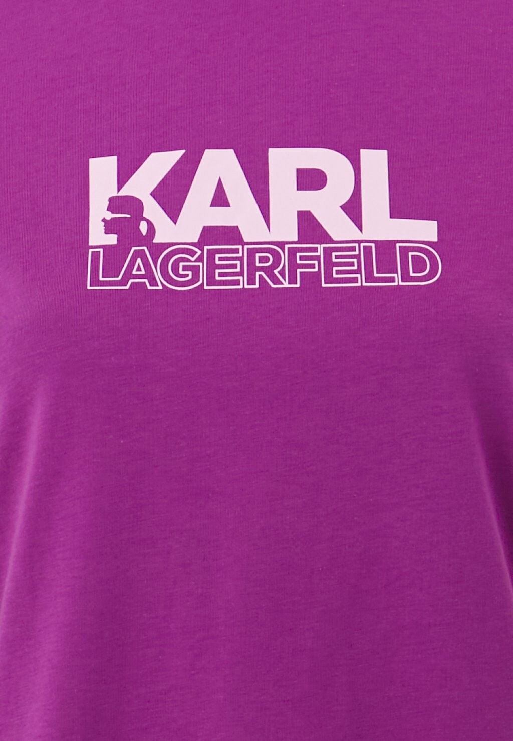 

Футболка с принтом STACK LOGO KARL LAGERFELD, фиолетовый