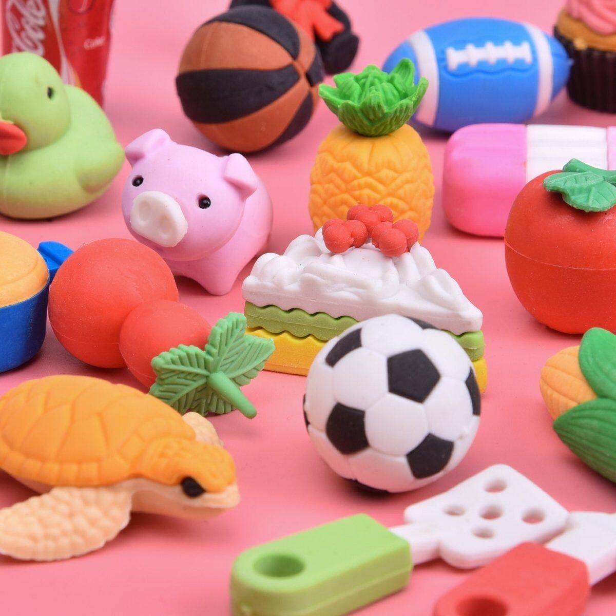 

Ластики для еды и животных в пасхальных яйцах Popfun
