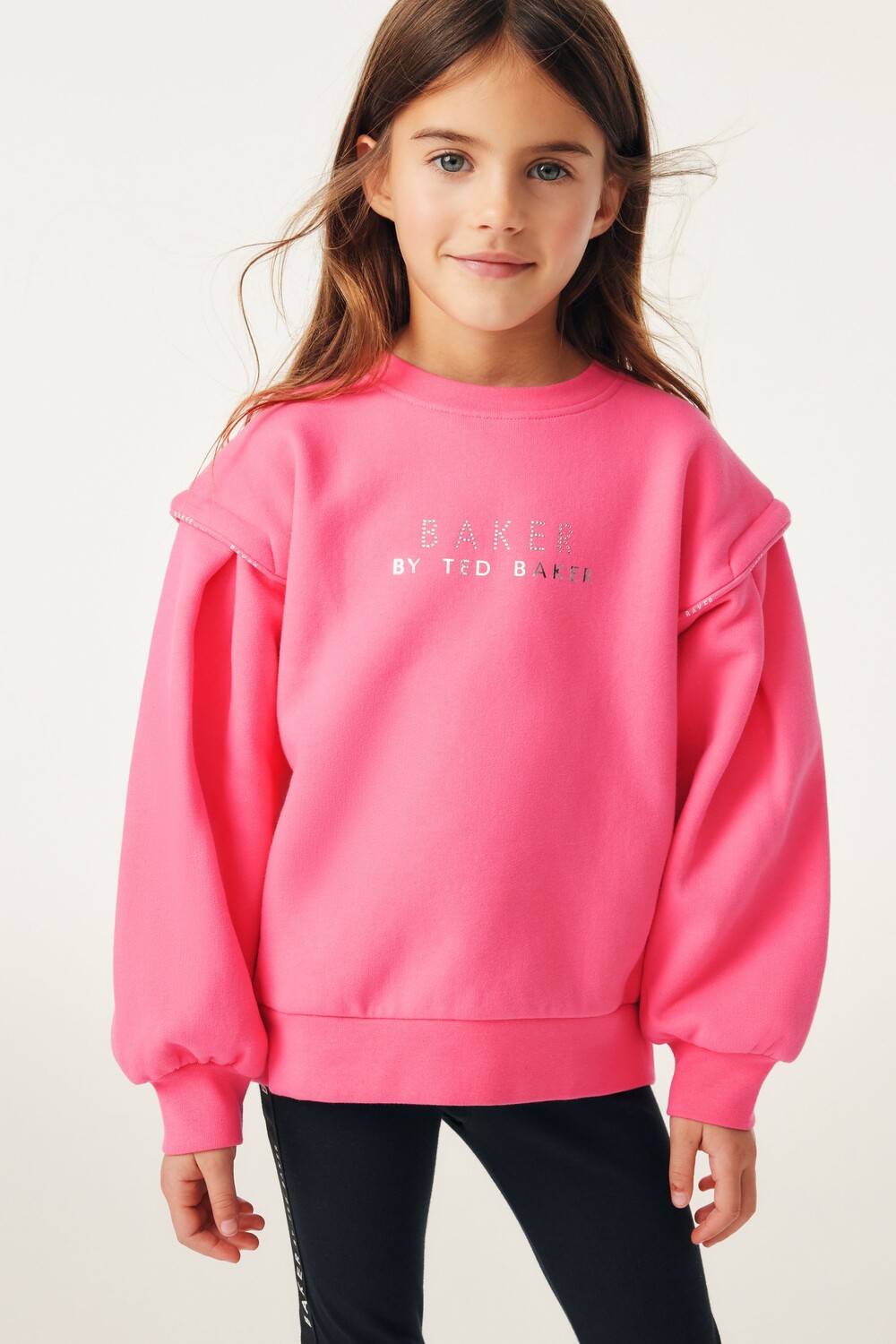 

Розовый свитер с блестками Baker By Ted Baker, розовый