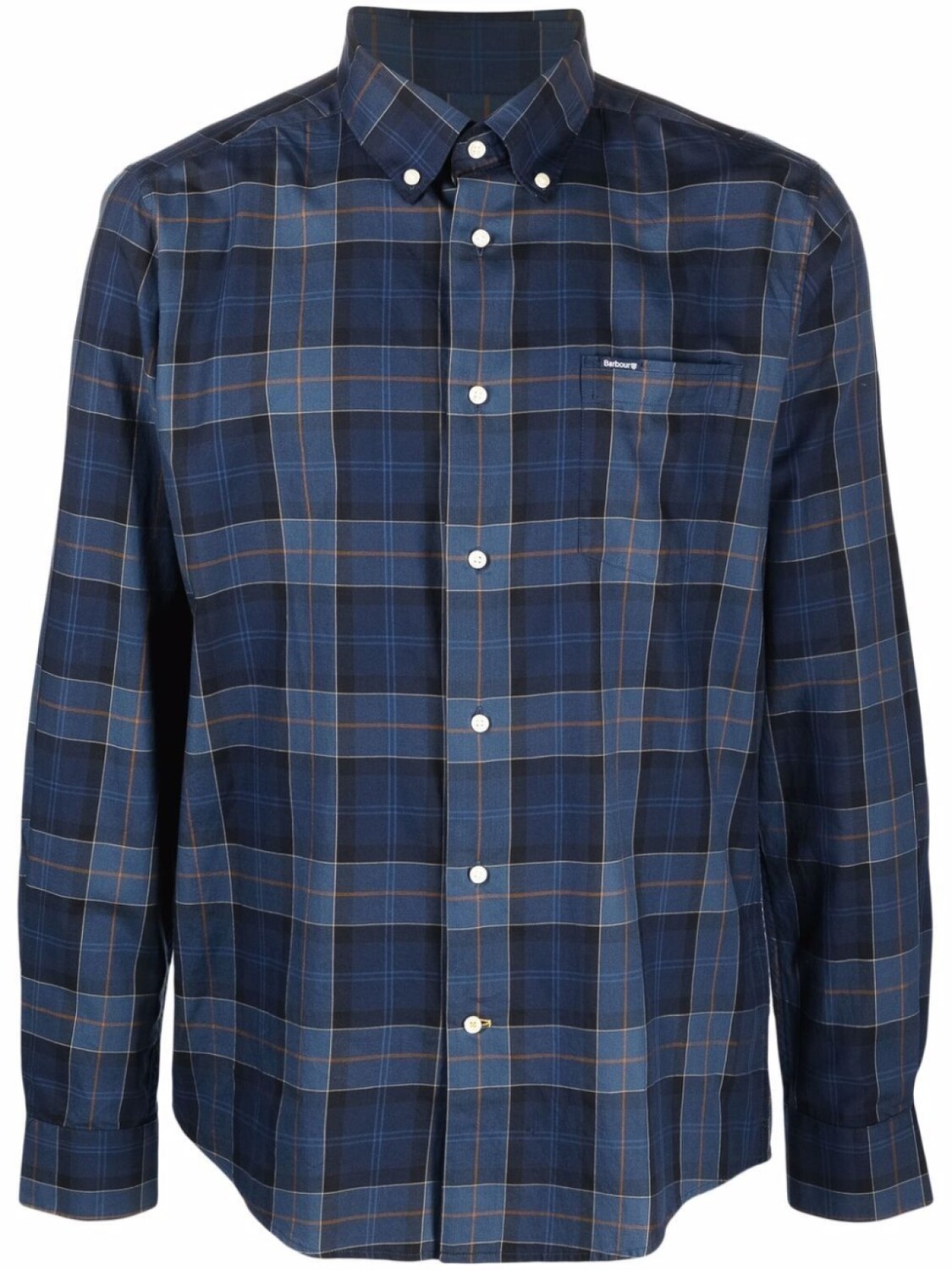 

Barbour рубашка в клетку тартан, синий