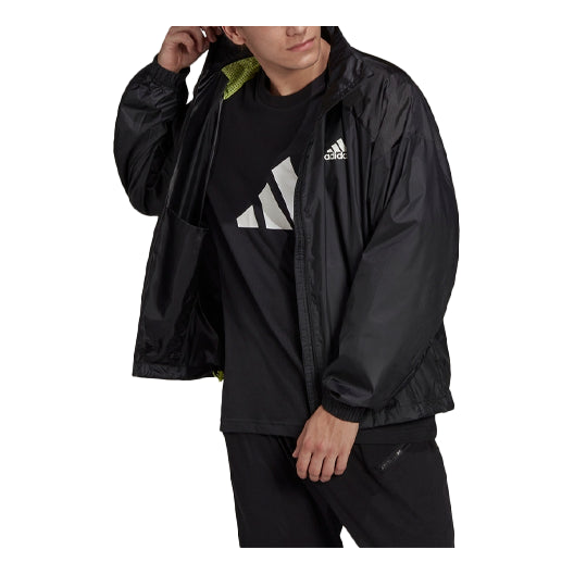 Куртка adidas Casual Sports Solid Color Zipper Jacket Black, черный шорты adidas solid color loose casual mens black черный