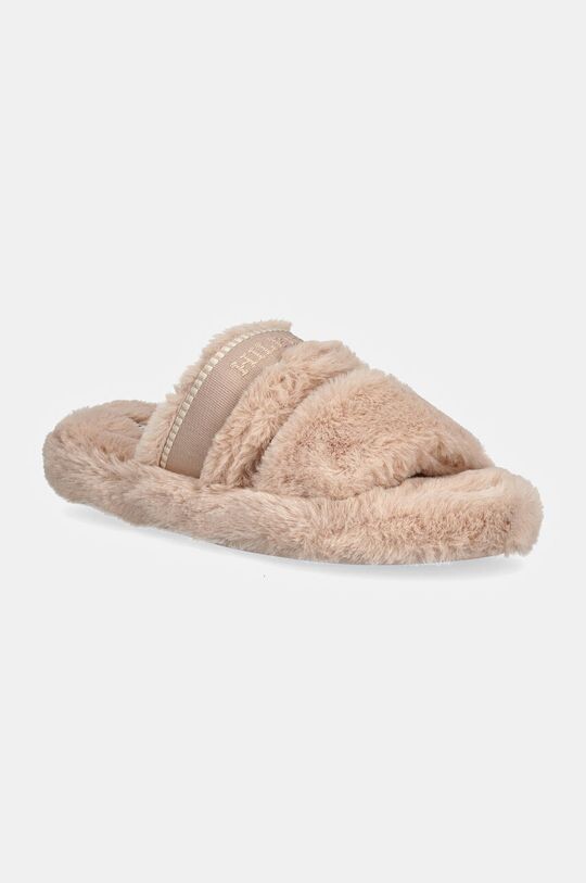 

Тапочки HILFIGER FUR BASICS SLIPPER Tommy Hilfiger, бежевый