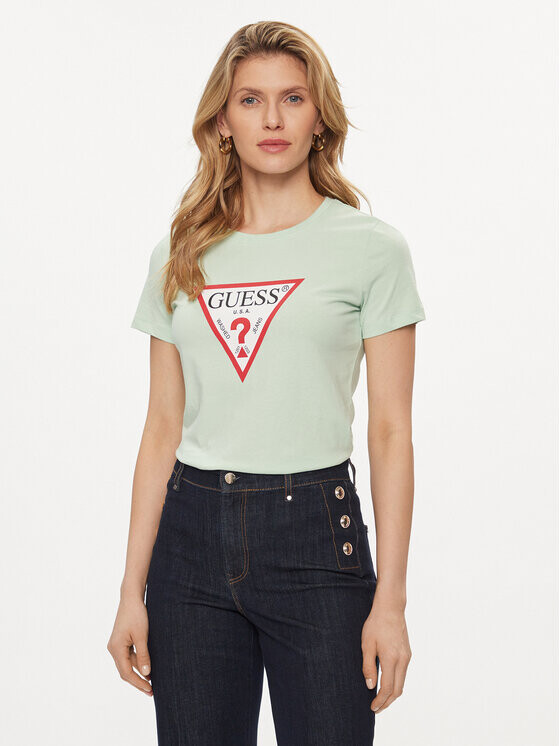 

Футболка узкого кроя Guess, мультиколор