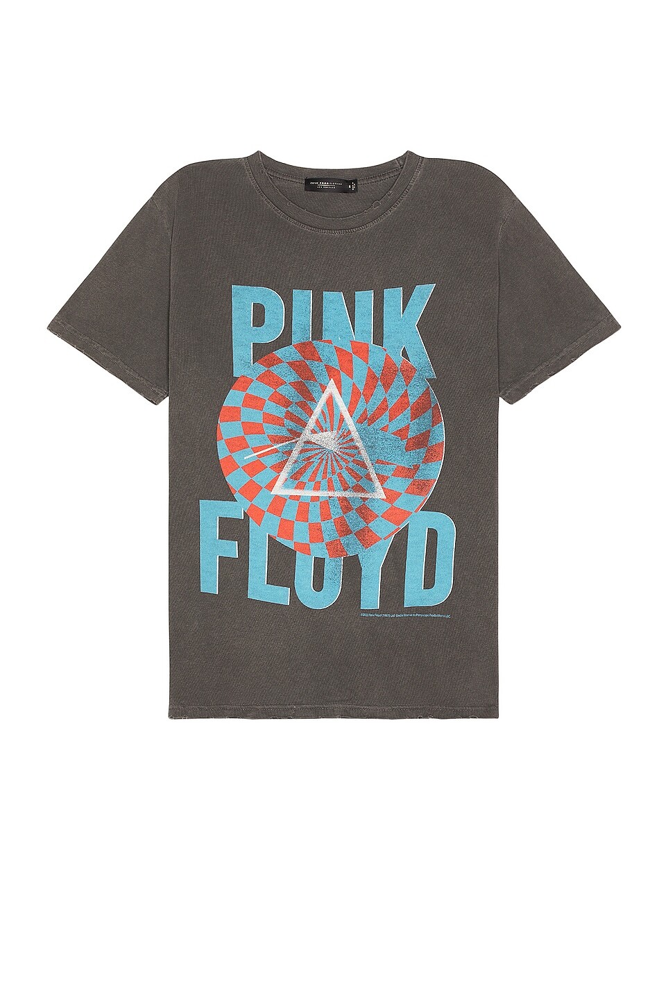 

Футболка Junk Food Pink Floyd Circle Pattern, цвет Vintage Black Pigment Dye