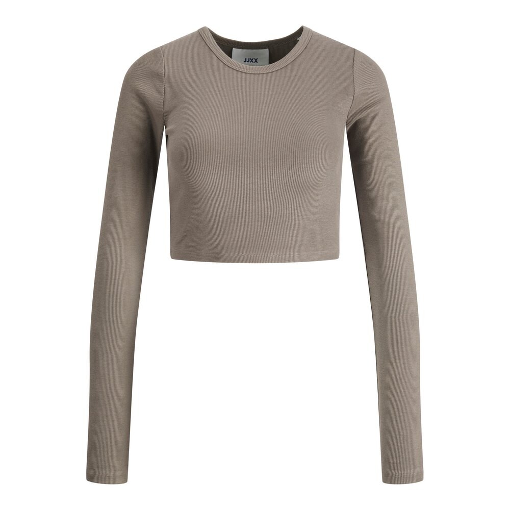 

Футболка с длинным рукавом Jack & Jones Feline Rib Noos JJXX, коричневый