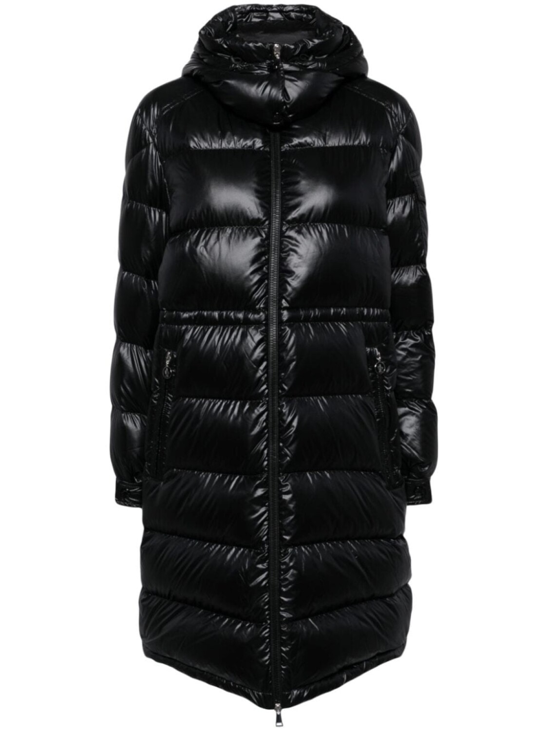 

Moncler длинный пуховик Meillon, черный