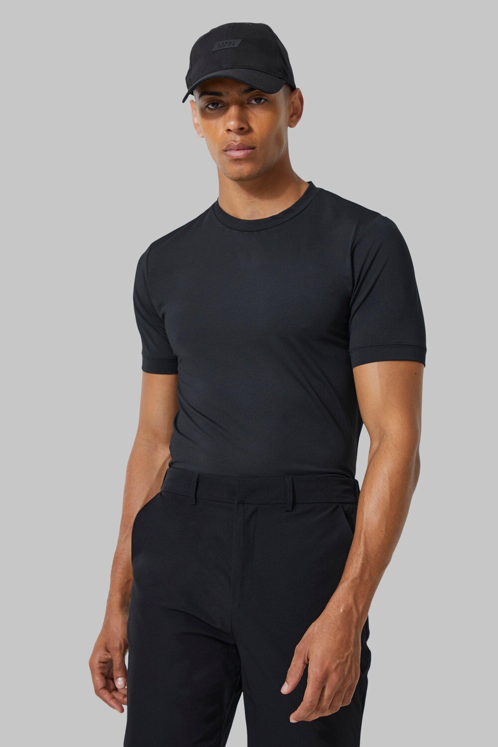 

Мужская футболка для гольфа active Boohoo, черный