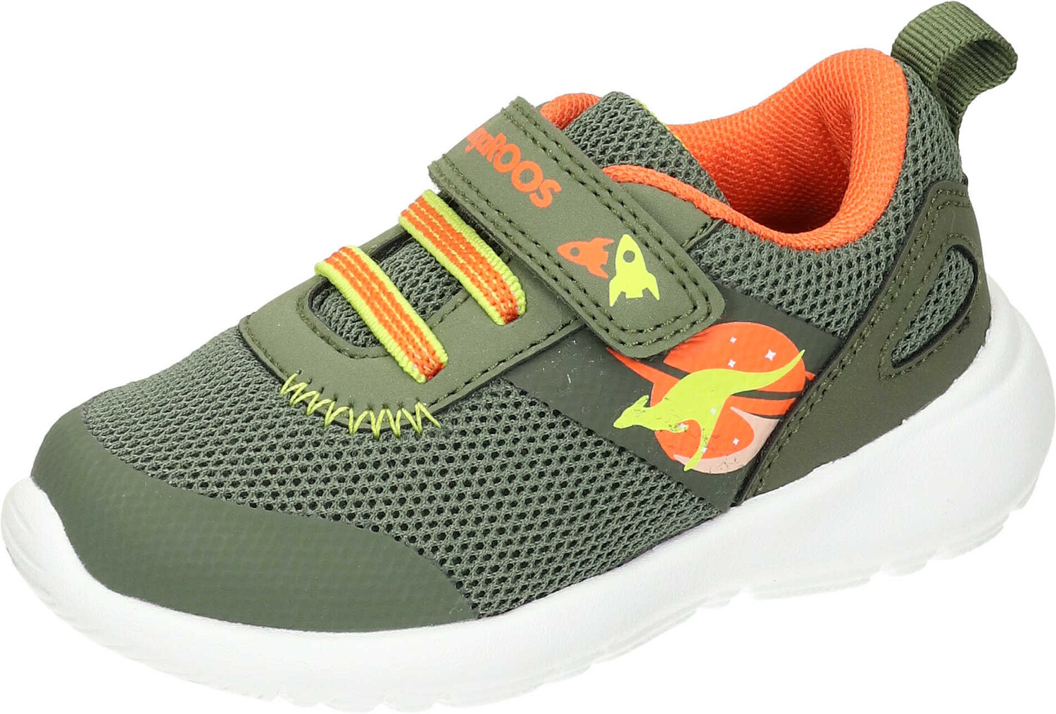 

Низкие кроссовки Kangaroos Low, цвет olive/flame