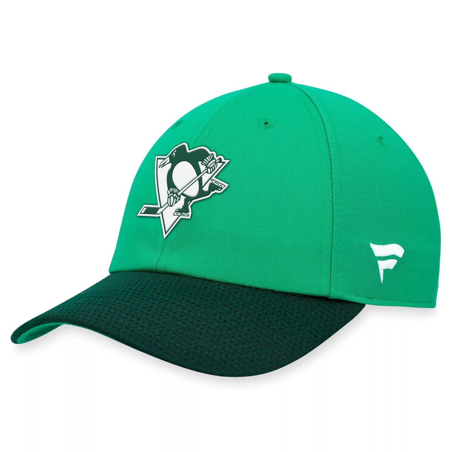 

Мужская регулируемая шапка Fanatics Kelly Green Pittsburgh Penguins ко Дню Святого Патрика