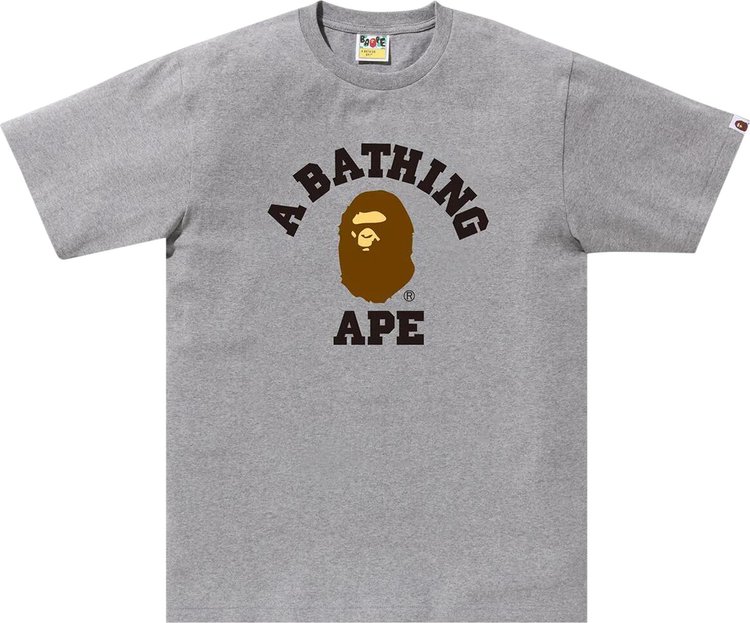 

Футболка BAPE College 'Grey', серый